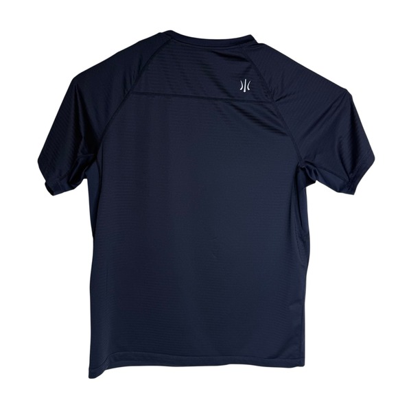 RHONE Mens Navy Blue V Neck Short Sleeve Performance T Shirt Size XL - Picture 4 of 7